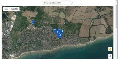View the GPS location online