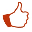 Graphic of thumbs up