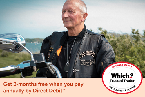 Get 3-months free with your Age UK personal alarm when you pay annually by Direct Debit