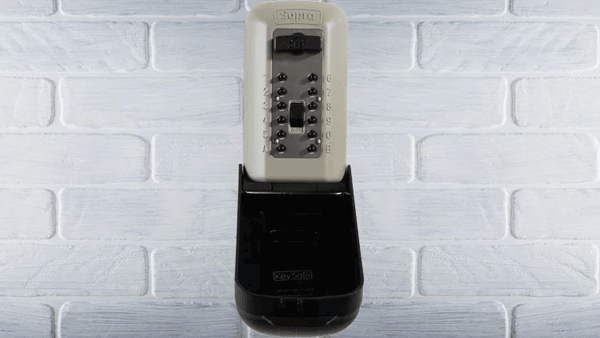 Key safe on wall