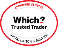 Which? Trusted Trader badge.